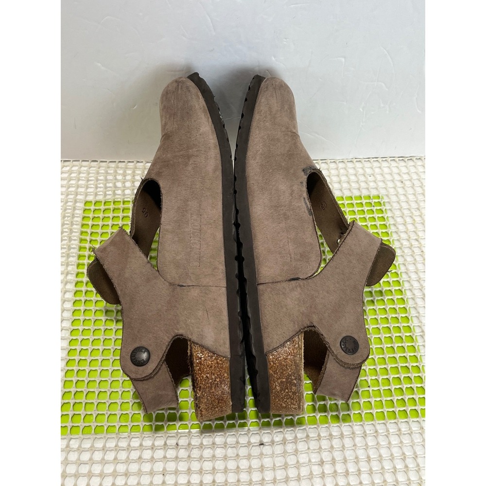 Birkenstock Suede Bonn Clogs Shoes Size 40 L9 M7 Fair Condition Stain, Glued - Picture 7 of 14